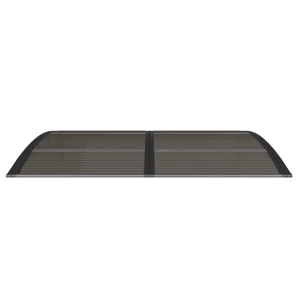 vidaXL Türvordach Schwarz 150x100 cm Polycarbonat