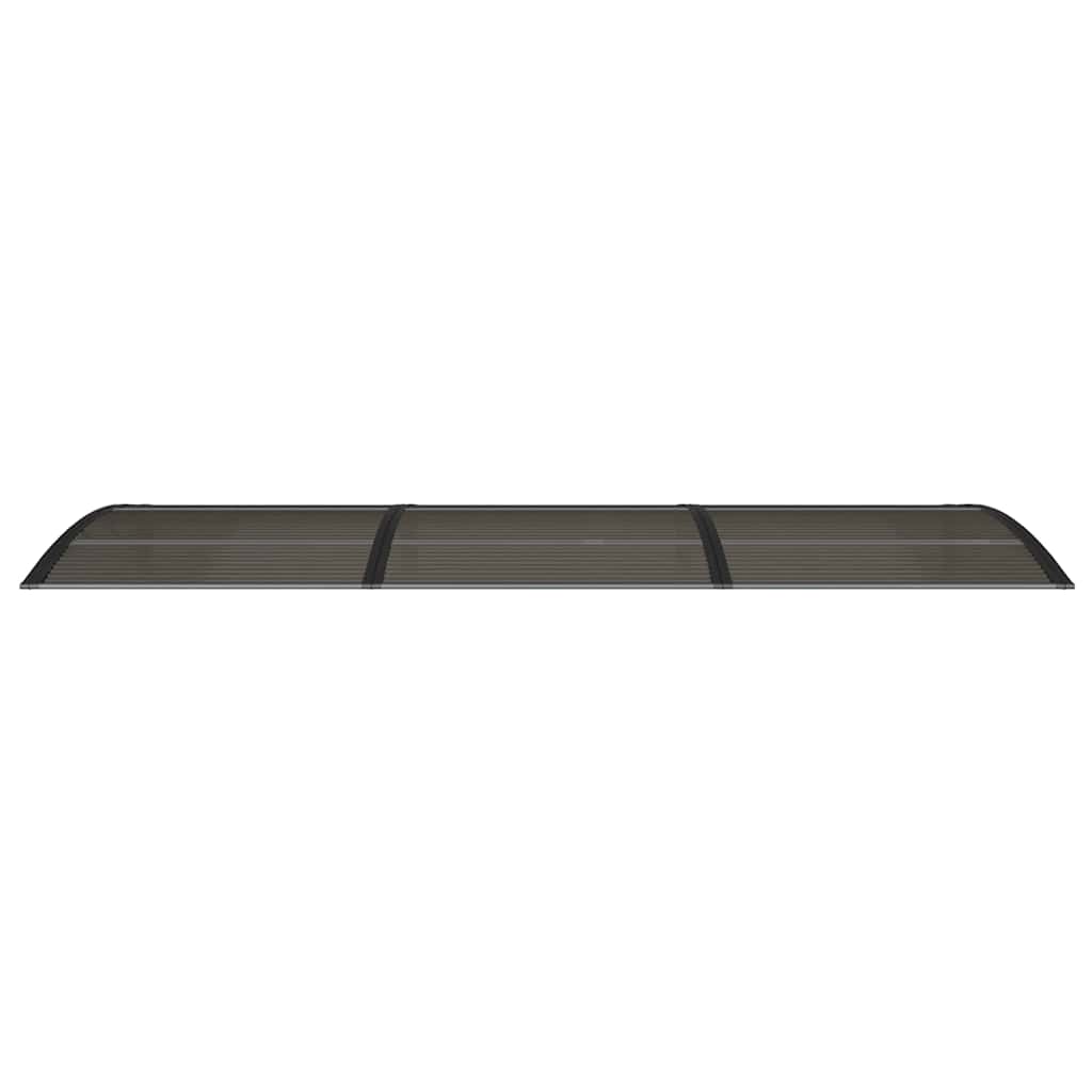 vidaXL Türvordach Schwarz 300x100 cm Polycarbonat