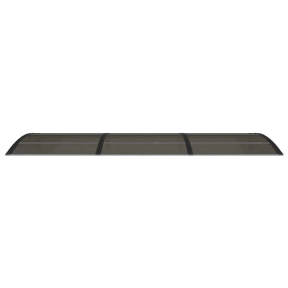 vidaXL Türvordach Schwarz 300x100 cm Polycarbonat