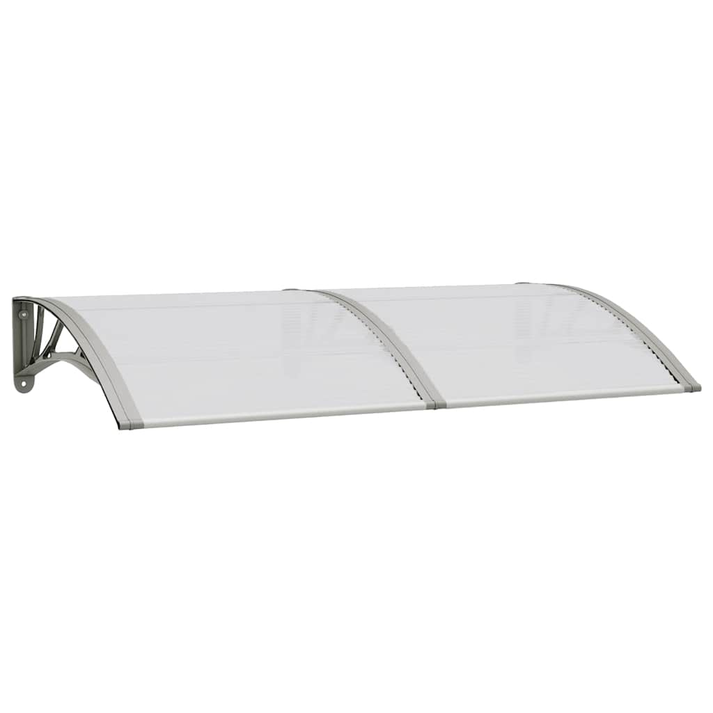 vidaXL Türvordach Grau 150x75 cm Polycarbonat