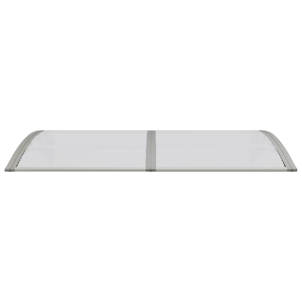 vidaXL Türvordach Grau 150x75 cm Polycarbonat