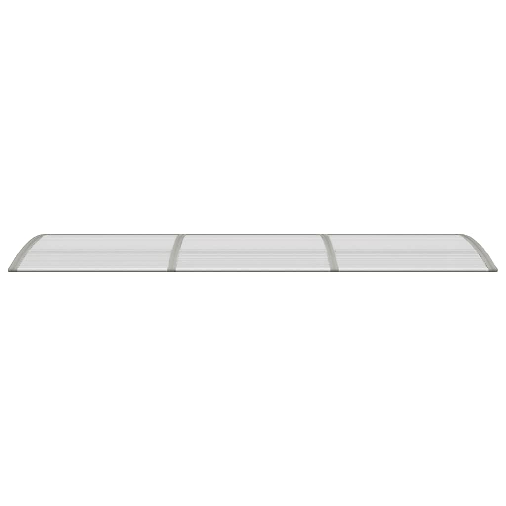 vidaXL Türvordach Grau 300x75 cm Polycarbonat