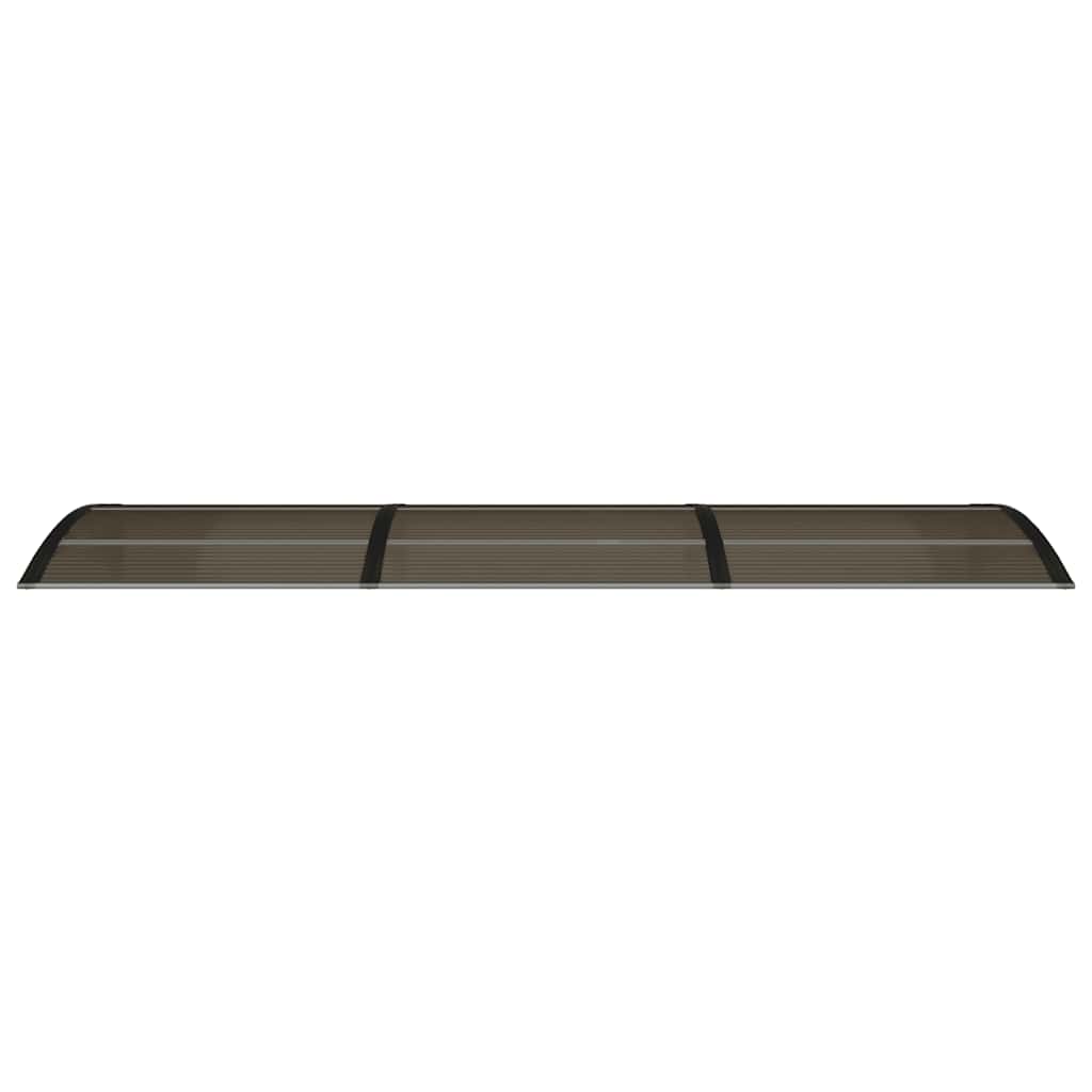 vidaXL Türvordach Schwarz 300x75 cm Polycarbonat