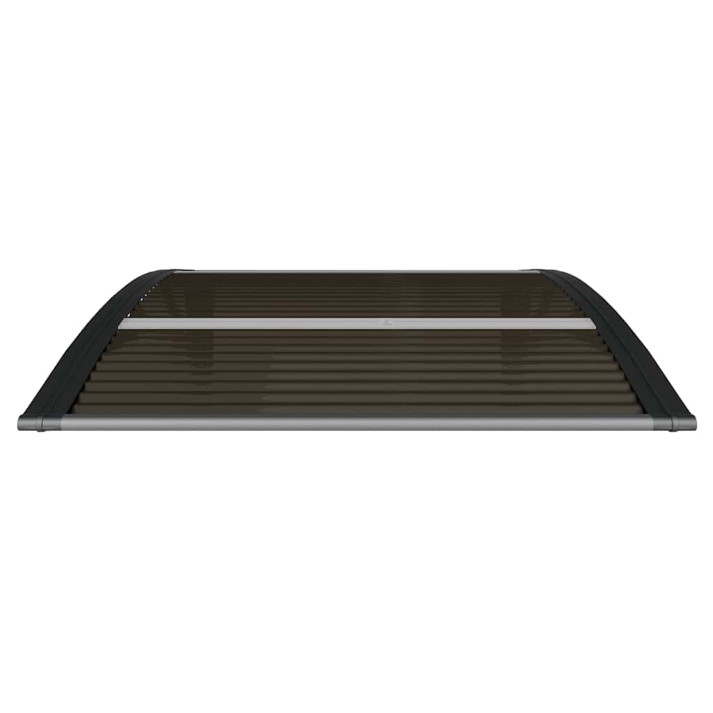 vidaXL Türvordach Schwarz 100 x 75 cm Polycarbonat