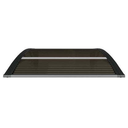 vidaXL Türvordach Schwarz 100 x 75 cm Polycarbonat