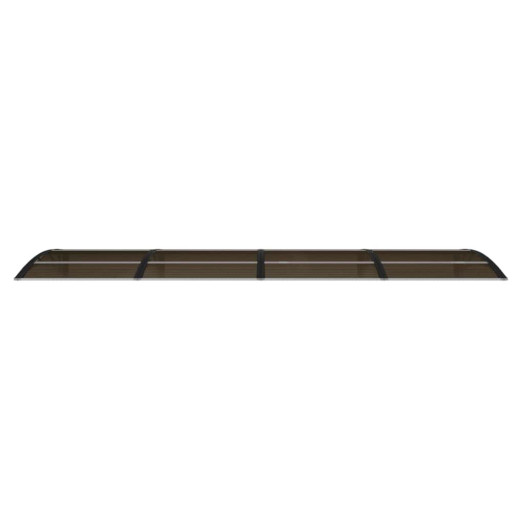 vidaXL Türvordach Schwarz 350 x 100 cm Polycarbonat