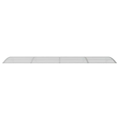vidaXL Türvordach Grau 400 x 100 cm Polycarbonat