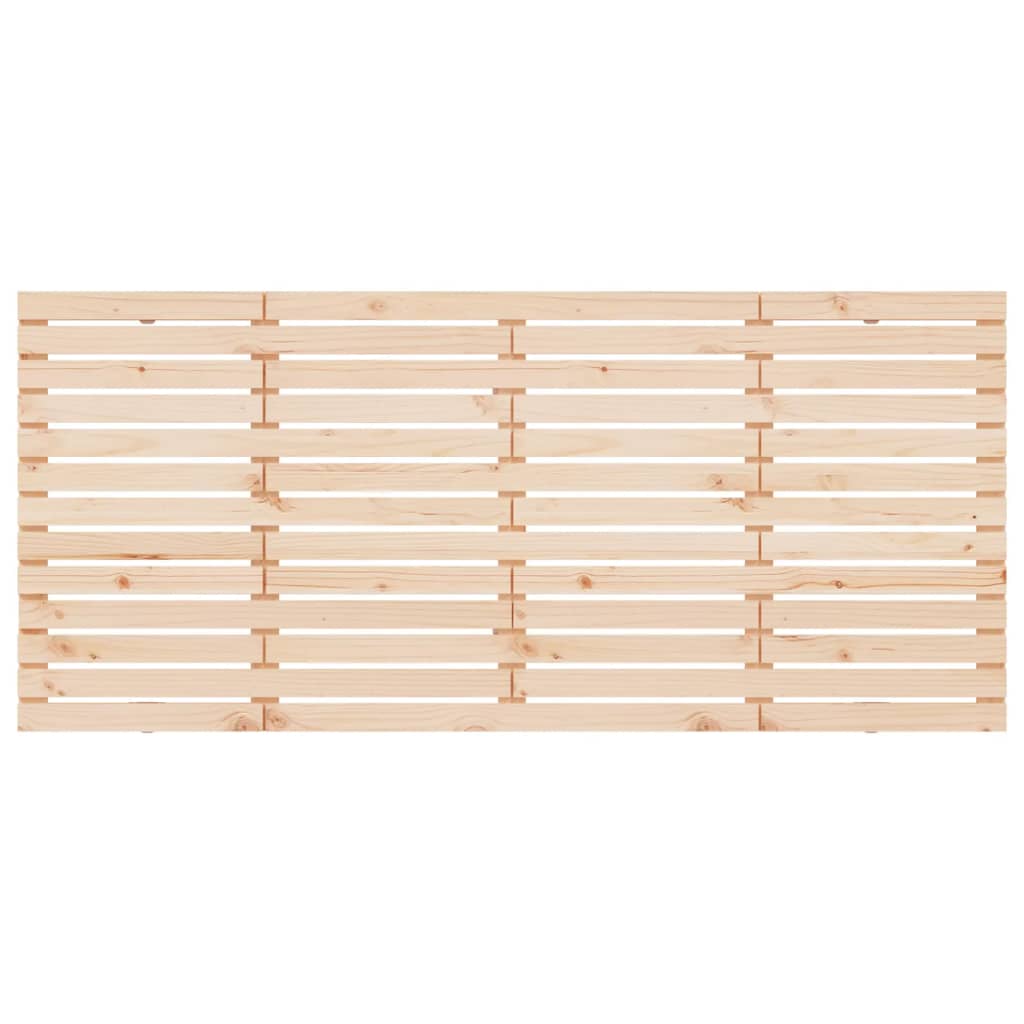 vidaXL Tête de lit murale 206x3x91,5 cm Bois de pin massif
