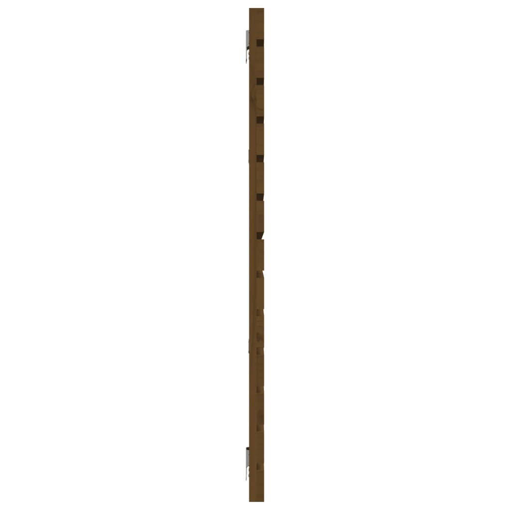 vidaXL Wand-Kopfteil Honigbraun 206x3x91,5 cm Massivholz Kiefer