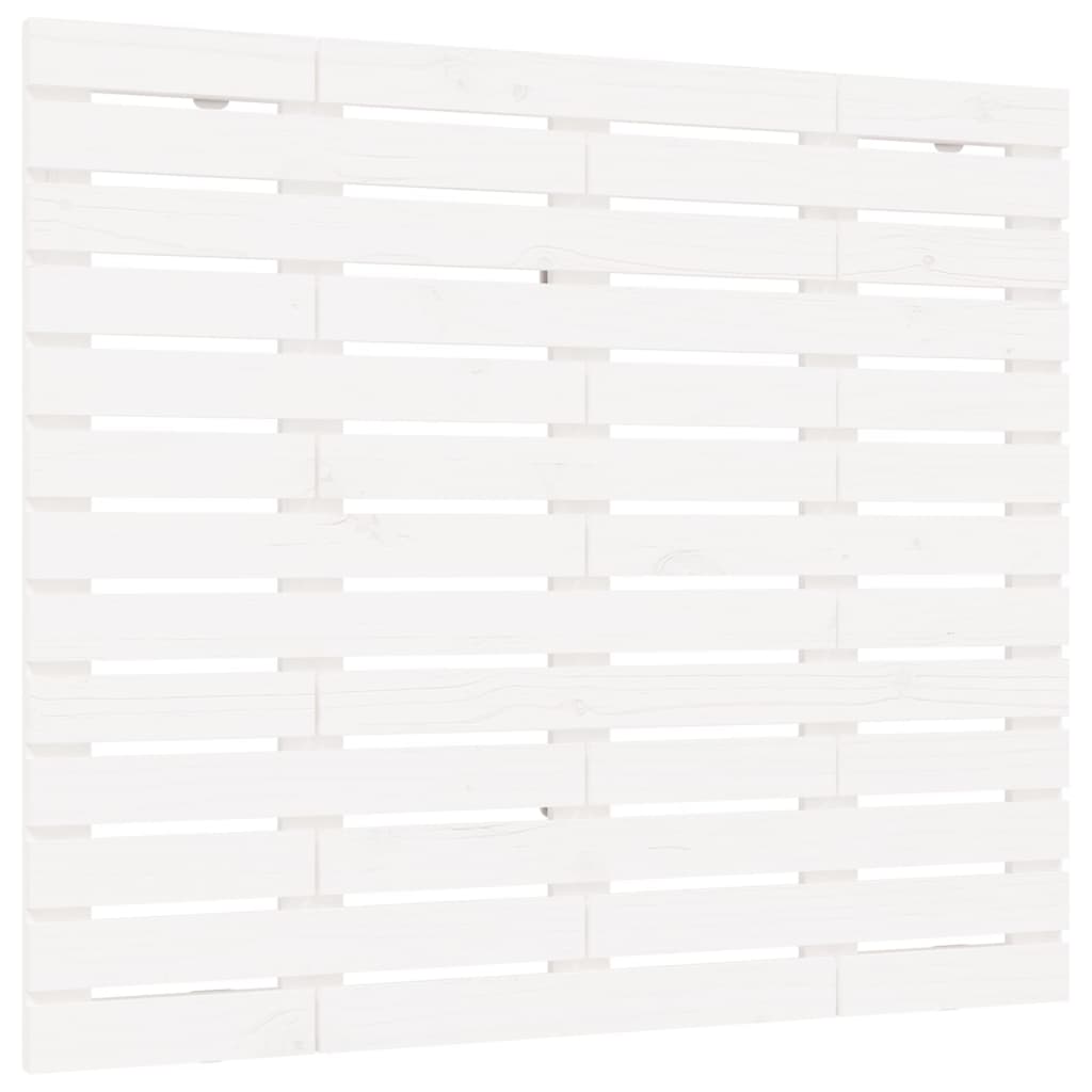 vidaXL Tête de lit murale Blanc 96x3x91,5 cm Bois de pin massif