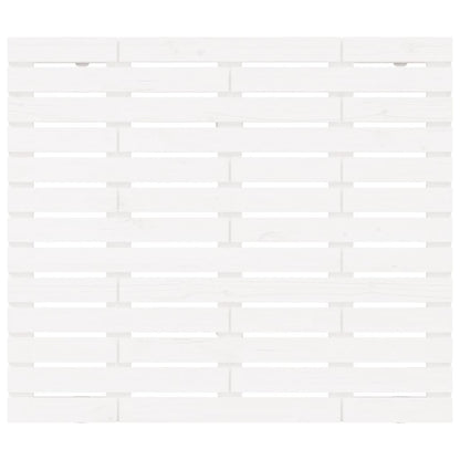 vidaXL Tête de lit murale Blanc 96x3x91,5 cm Bois de pin massif