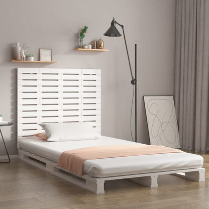 vidaXL Tête de lit murale Blanc 96x3x91,5 cm Bois de pin massif