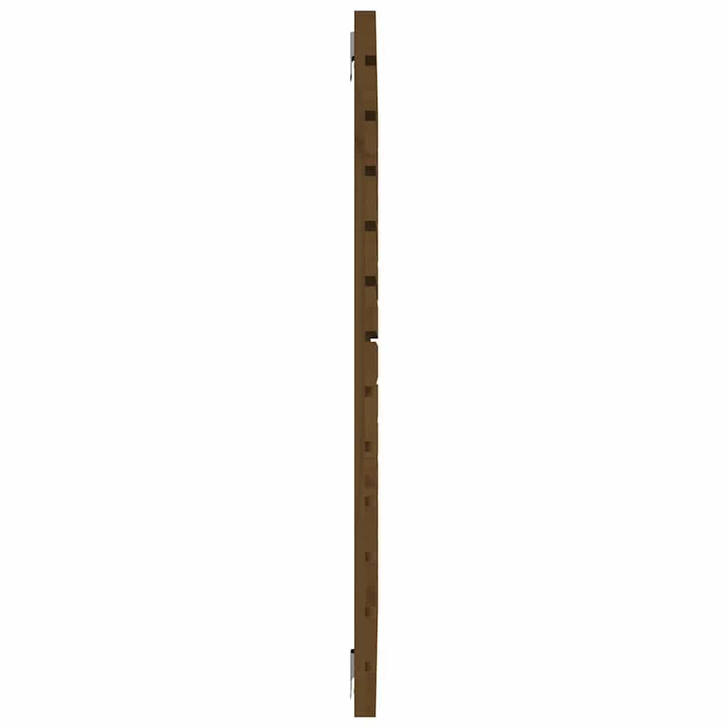 vidaXL Wand-Kopfteil Honigbraun 96x3x91,5 cm Massivholz Kiefer