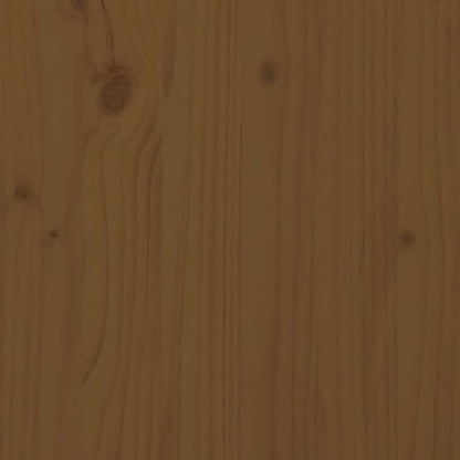 vidaXL Wand-Kopfteil Honigbraun 96x3x91,5 cm Massivholz Kiefer