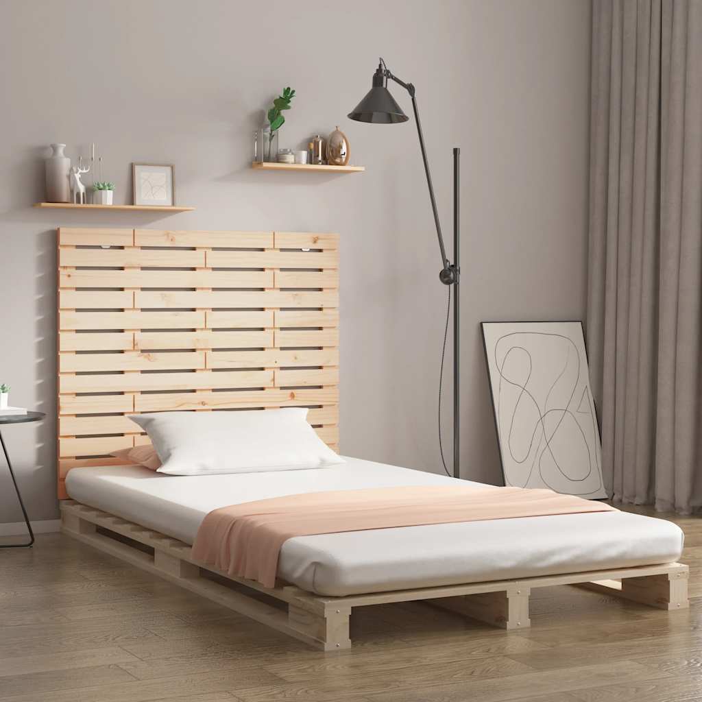vidaXL Wand-Kopfteil 126x3x91,5 cm Massivholz Kiefer