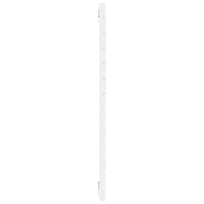 vidaXL Tête de lit murale Blanc 126x3x91,5 cm Bois de pin massif