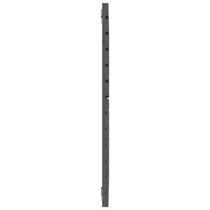 vidaXL Wand-Kopfteil Grau 126x3x91,5 cm Massivholz Kiefer