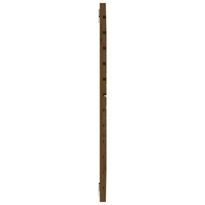 vidaXL Wand-Kopfteil Honigbraun 126x3x91,5 cm Massivholz Kiefer
