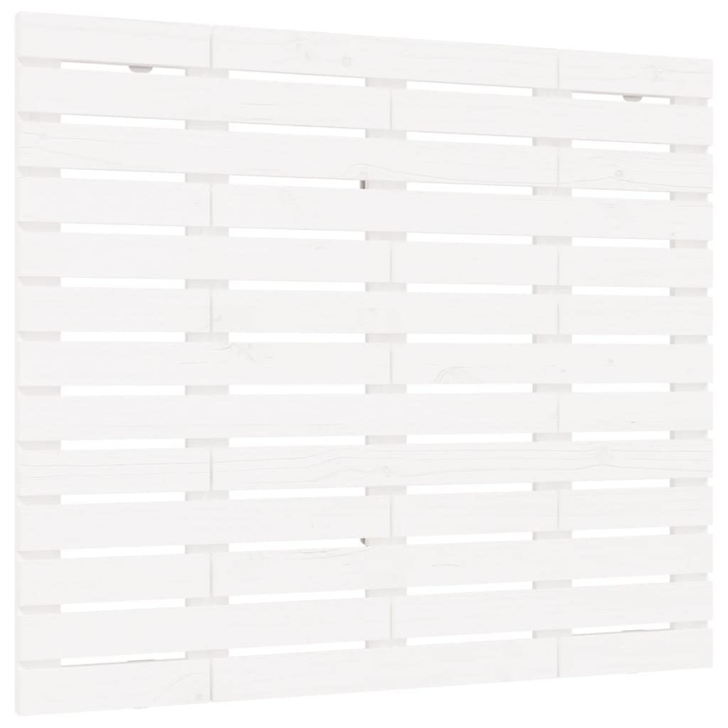 vidaXL Wand-Kopfteil Weiß 146x3x91,5 cm Massivholz Kiefer