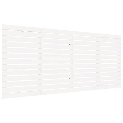 vidaXL Wand-Kopfteil Weiß 156x3x91,5 cm Massivholz Kiefer