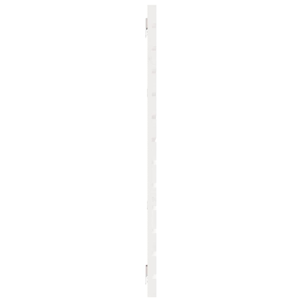 vidaXL Wand-Kopfteil Weiß 156x3x91,5 cm Massivholz Kiefer
