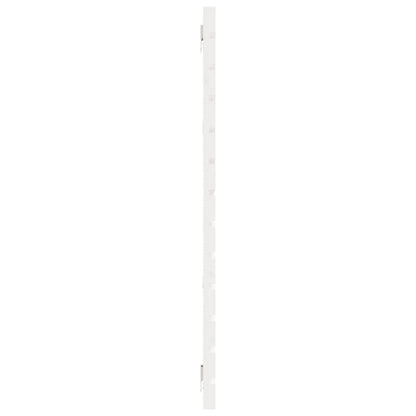 vidaXL Wand-Kopfteil Weiß 156x3x91,5 cm Massivholz Kiefer