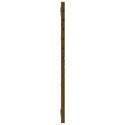 vidaXL Wand-Kopfteil Honigbraun 156x3x91,5 cm Massivholz Kiefer