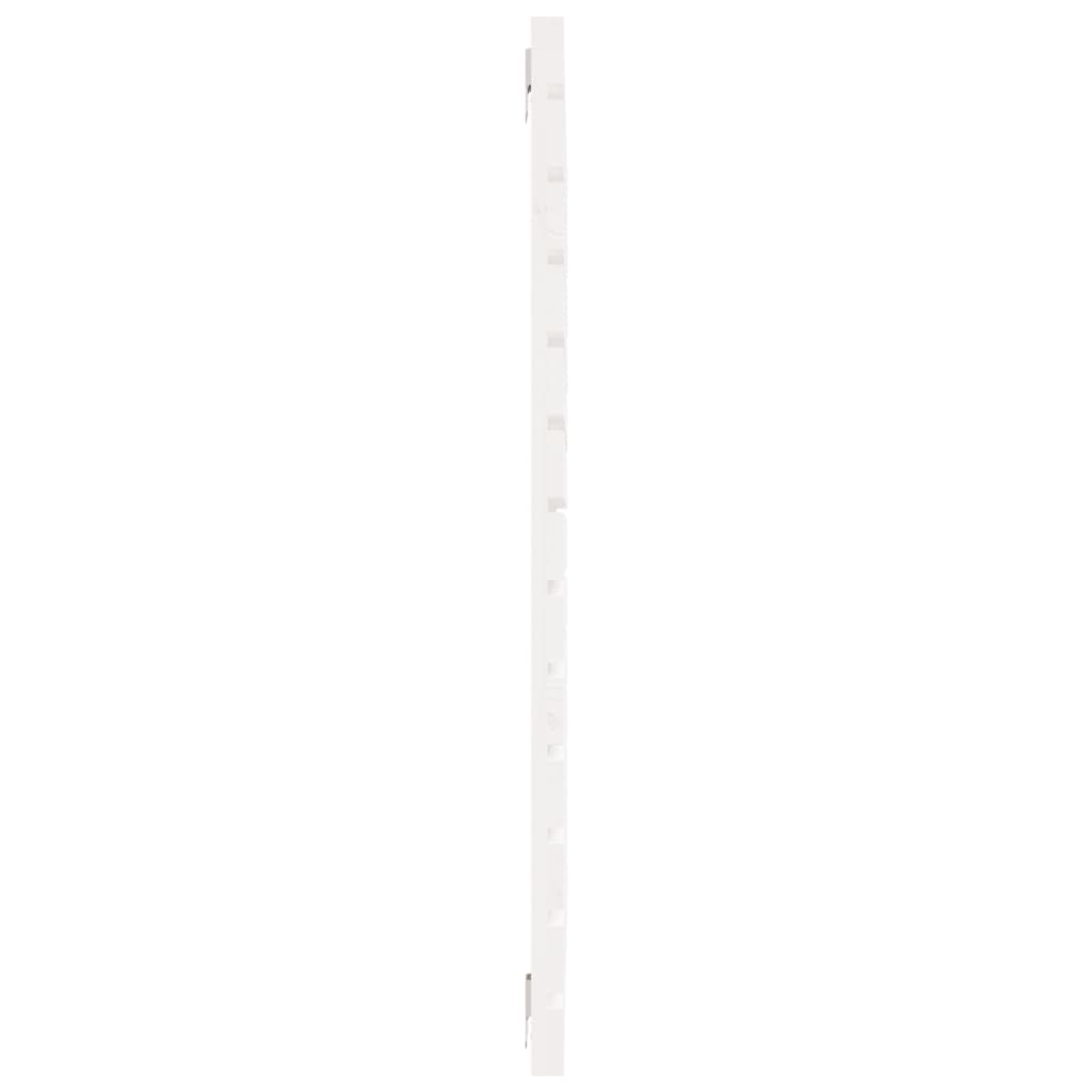 vidaXL Tête de lit murale Blanc 81x3x91,5 cm Pin massif