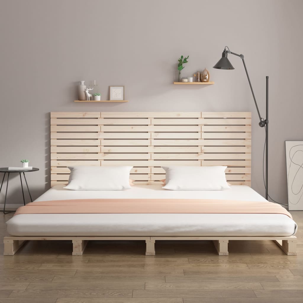 vidaXL Tête de lit murale 166x3x91,5 cm pin massif