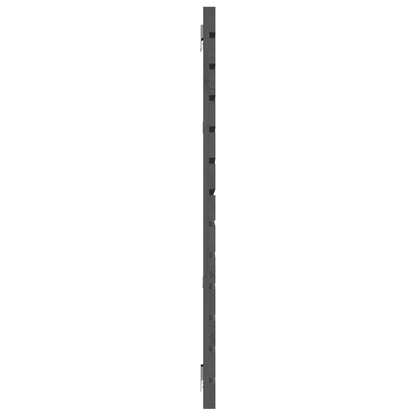 vidaXL Tête de lit murale Gris 166x3x91,5 cm Bois de pin massif