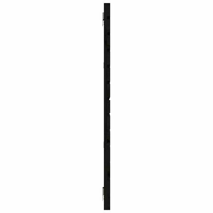 vidaXL Wand-Kopfteil Schwarz 186x3x91,5 cm Massivholz Kiefer