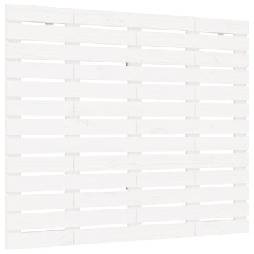 vidaXL Wand-Kopfteil Weiß 141x3x91,5 cm Massivholz Kiefer