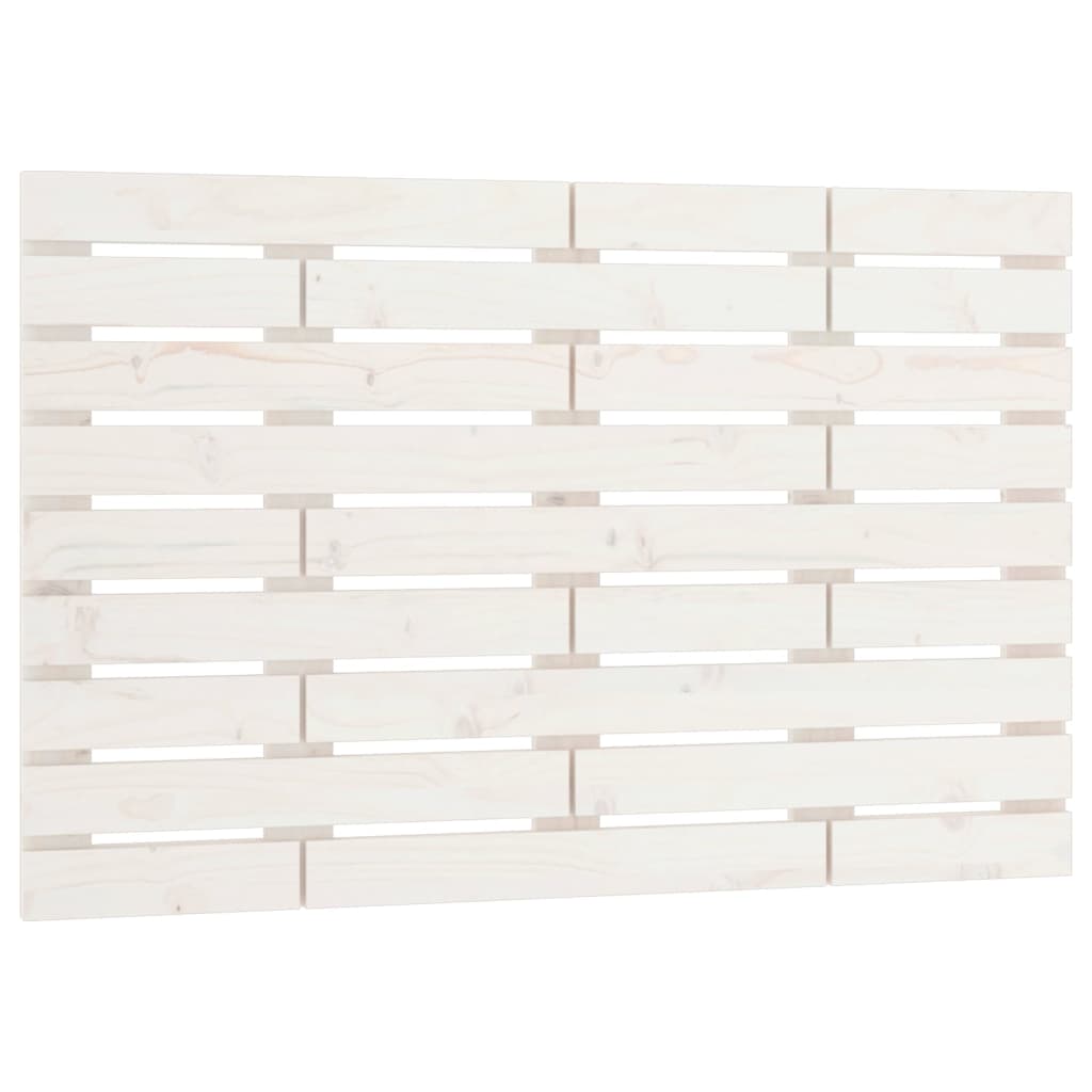 vidaXL Wand-Kopfteil Weiß 81x3x63 cm Massivholz Kiefer