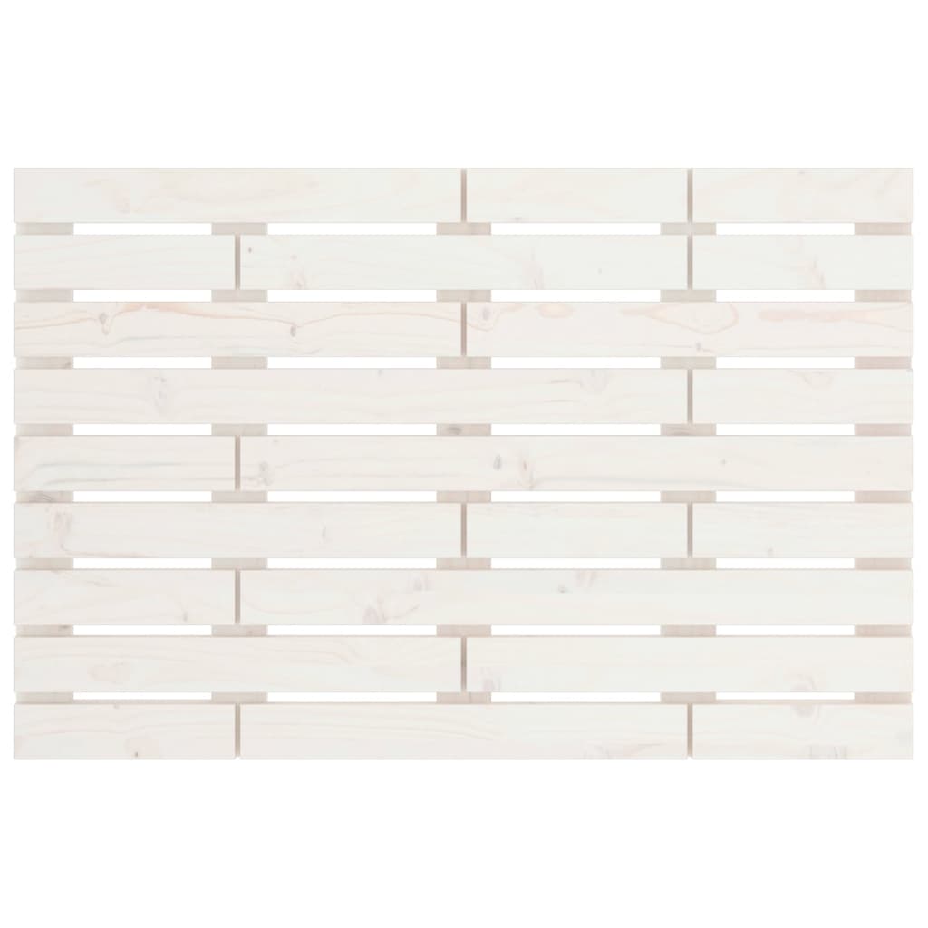 vidaXL Wand-Kopfteil Weiß 81x3x63 cm Massivholz Kiefer