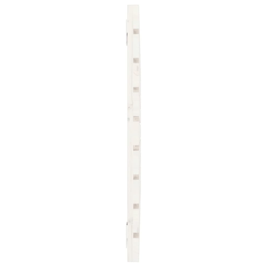vidaXL Wand-Kopfteil Weiß 81x3x63 cm Massivholz Kiefer
