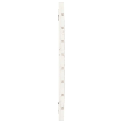vidaXL Wand-Kopfteil Weiß 81x3x63 cm Massivholz Kiefer