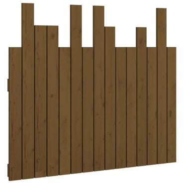 vidaXL Wand-Kopfteil Honigbraun 95,5x3x80 cm Massivholz Kiefer