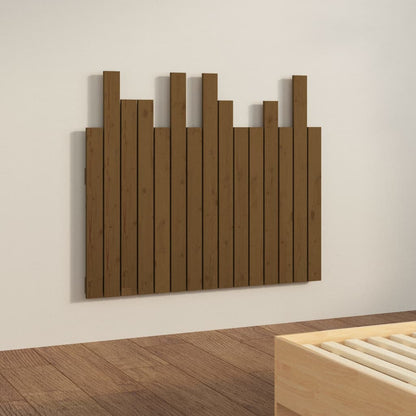 vidaXL Wand-Kopfteil Honigbraun 95,5x3x80 cm Massivholz Kiefer