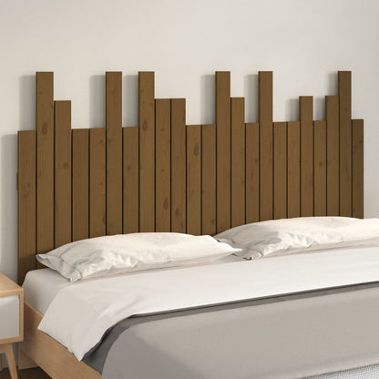 vidaXL Wand-Kopfteil Honigbraun 146,5x3x80 cm Massivholz Kiefer