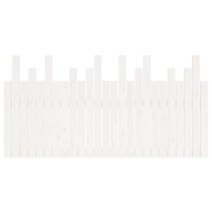 vidaXL Wand-Kopfteil Weiß 159,5x3x80 cm Massivholz Kiefer