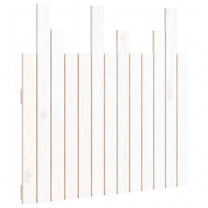 vidaXL Tête de lit murale Blanc 82,5x3x80 cm Bois de pin massif