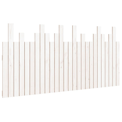 vidaXL Wand-Kopfteil Weiß 166x3x80 cm Massivholz Kiefer