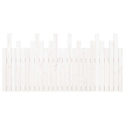 vidaXL Wand-Kopfteil Weiß 166x3x80 cm Massivholz Kiefer