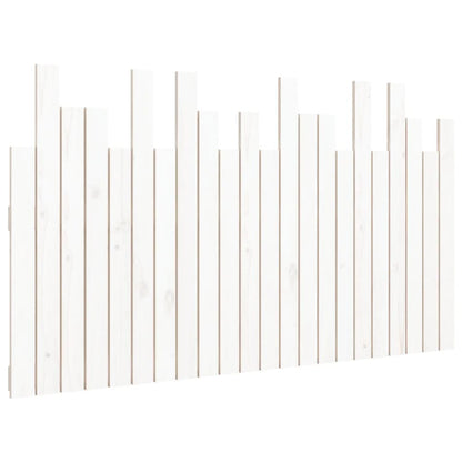 vidaXL Wand-Kopfteil Weiß 140x3x80 cm Massivholz Kiefer