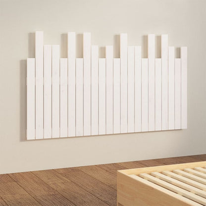 vidaXL Wand-Kopfteil Weiß 140x3x80 cm Massivholz Kiefer