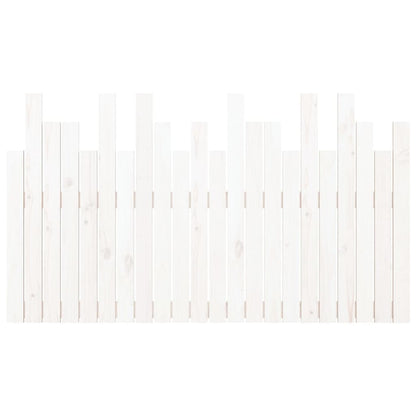 vidaXL Wand-Kopfteil Weiß 140x3x80 cm Massivholz Kiefer