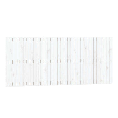 vidaXL Wand-Kopfteil Weiß 204x3x90 cm Massivholz Kiefer