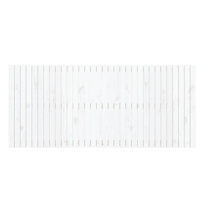 vidaXL Wand-Kopfteil Weiß 204x3x90 cm Massivholz Kiefer