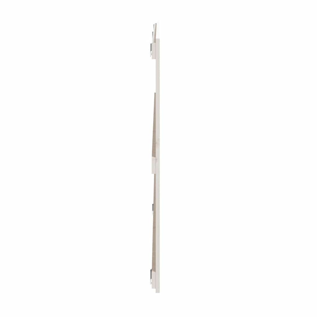 vidaXL Wand-Kopfteil Weiß 204x3x90 cm Massivholz Kiefer