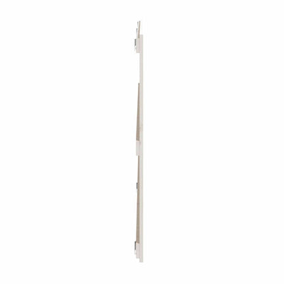 vidaXL Wand-Kopfteil Weiß 204x3x90 cm Massivholz Kiefer